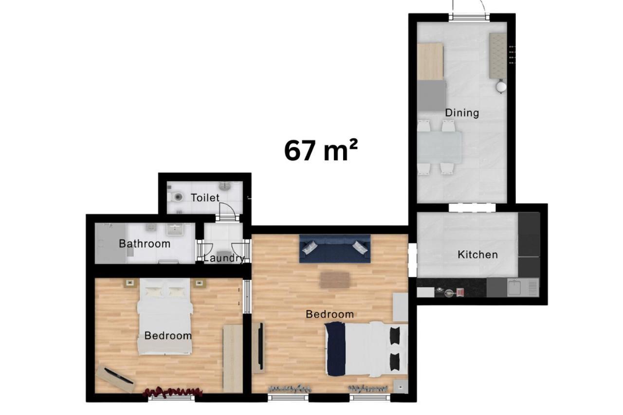 Apartment Korina - City Center Загреб Екстериор снимка